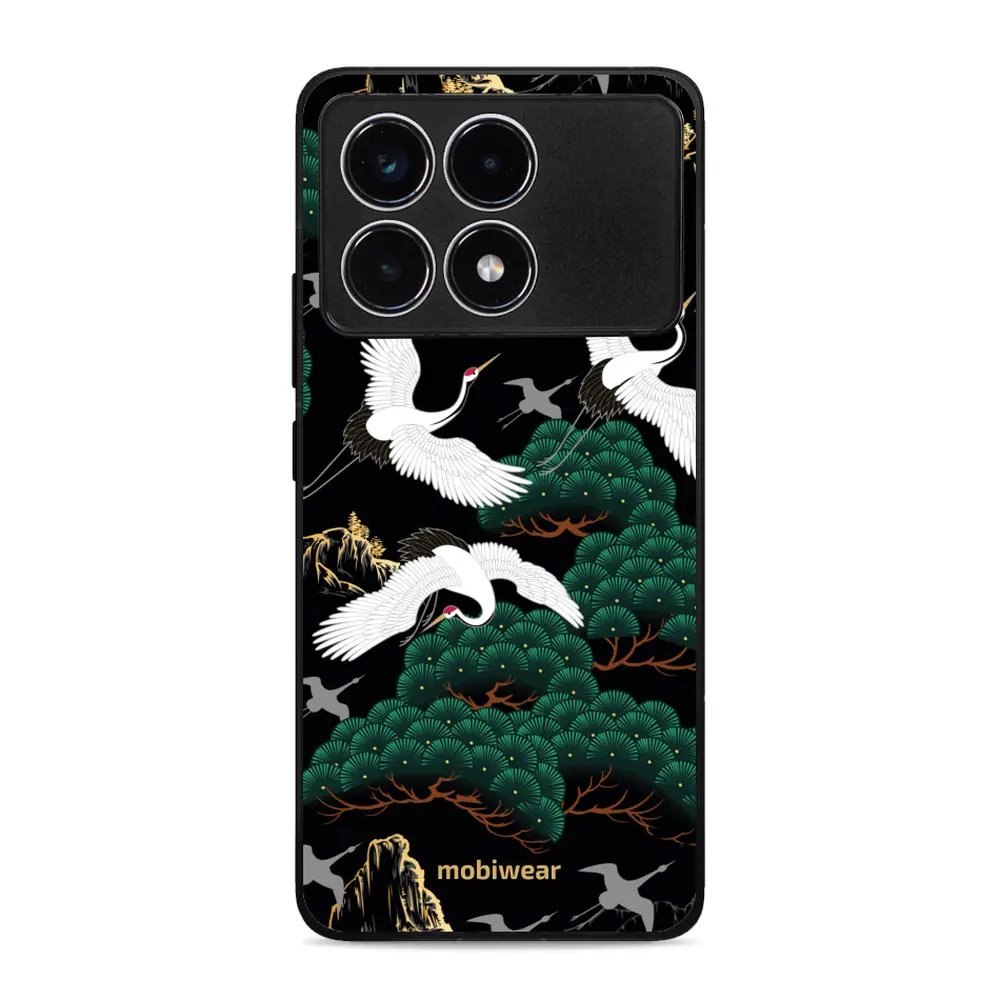Lesklý kryt Mobiwear Glossy - Xiaomi Poco F6 Pro 5G - G042G - Jeřábi