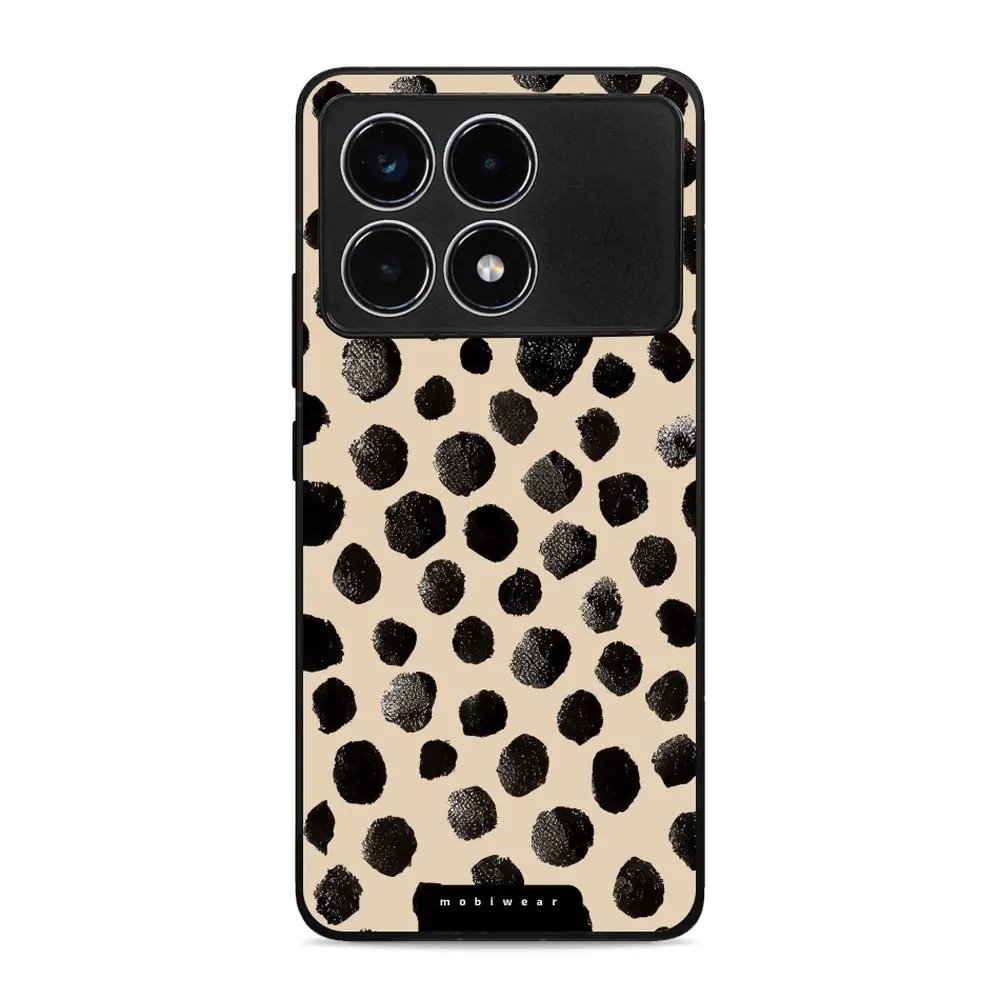 Lesklý kryt Mobiwear Glossy - Xiaomi Poco F6 Pro 5G - GA50G Černé puntíky