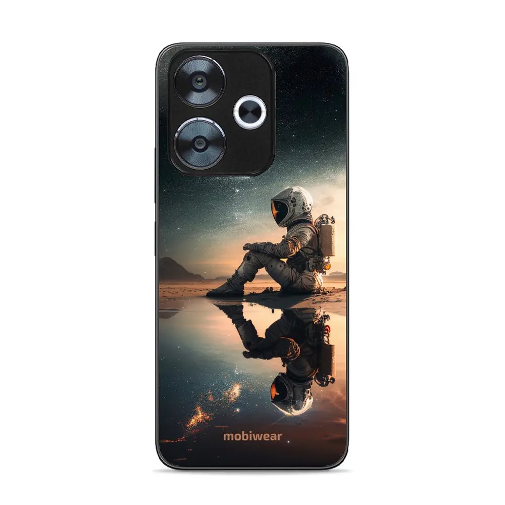 Lesklý kryt Mobiwear Glossy - Xiaomi Redmi 13 - G003G Astronaut na samotce
