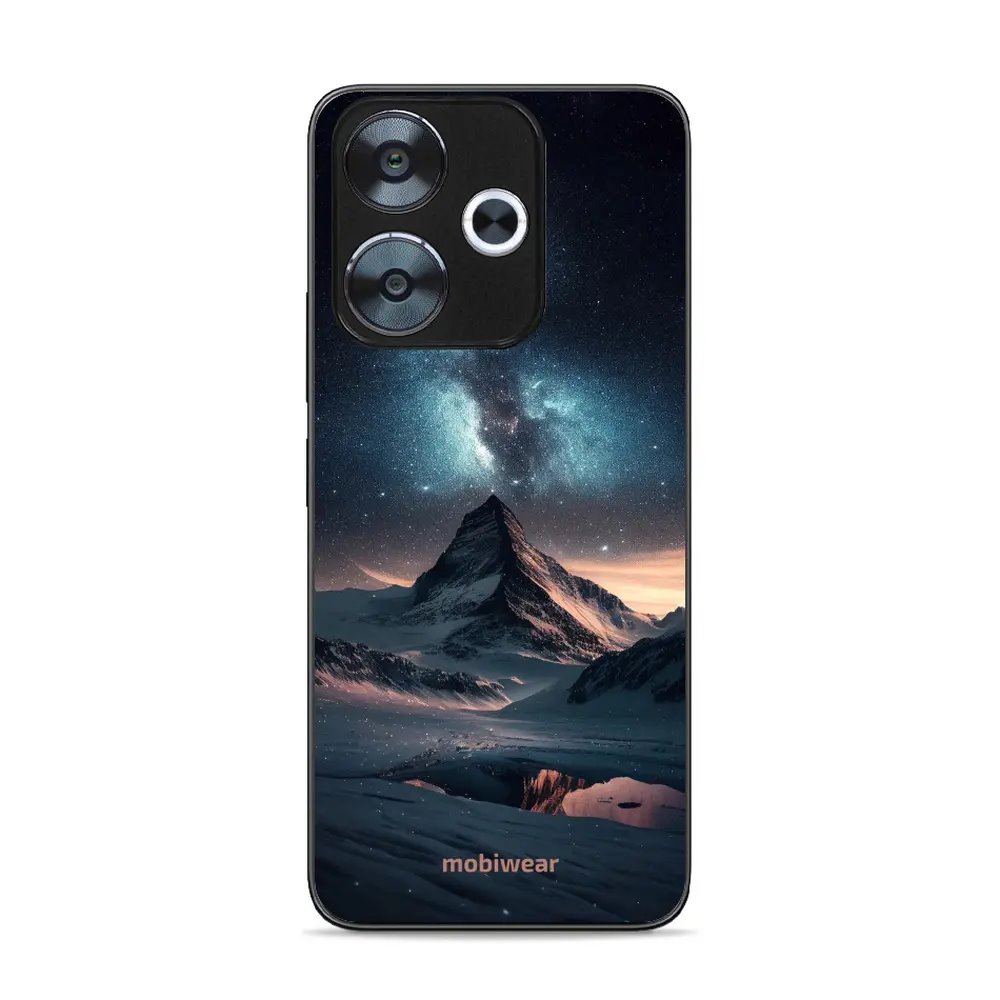 Lesklý kryt Mobiwear Glossy - Xiaomi Redmi 13 - G006G Hora s hvězdnou oblohou