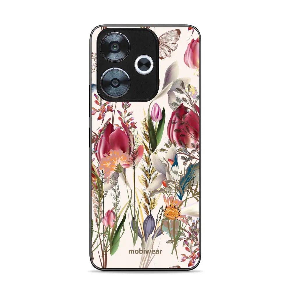 Lesklý kryt Mobiwear Glossy - Xiaomi Redmi 13 - G031G - Rozkvetlá louka