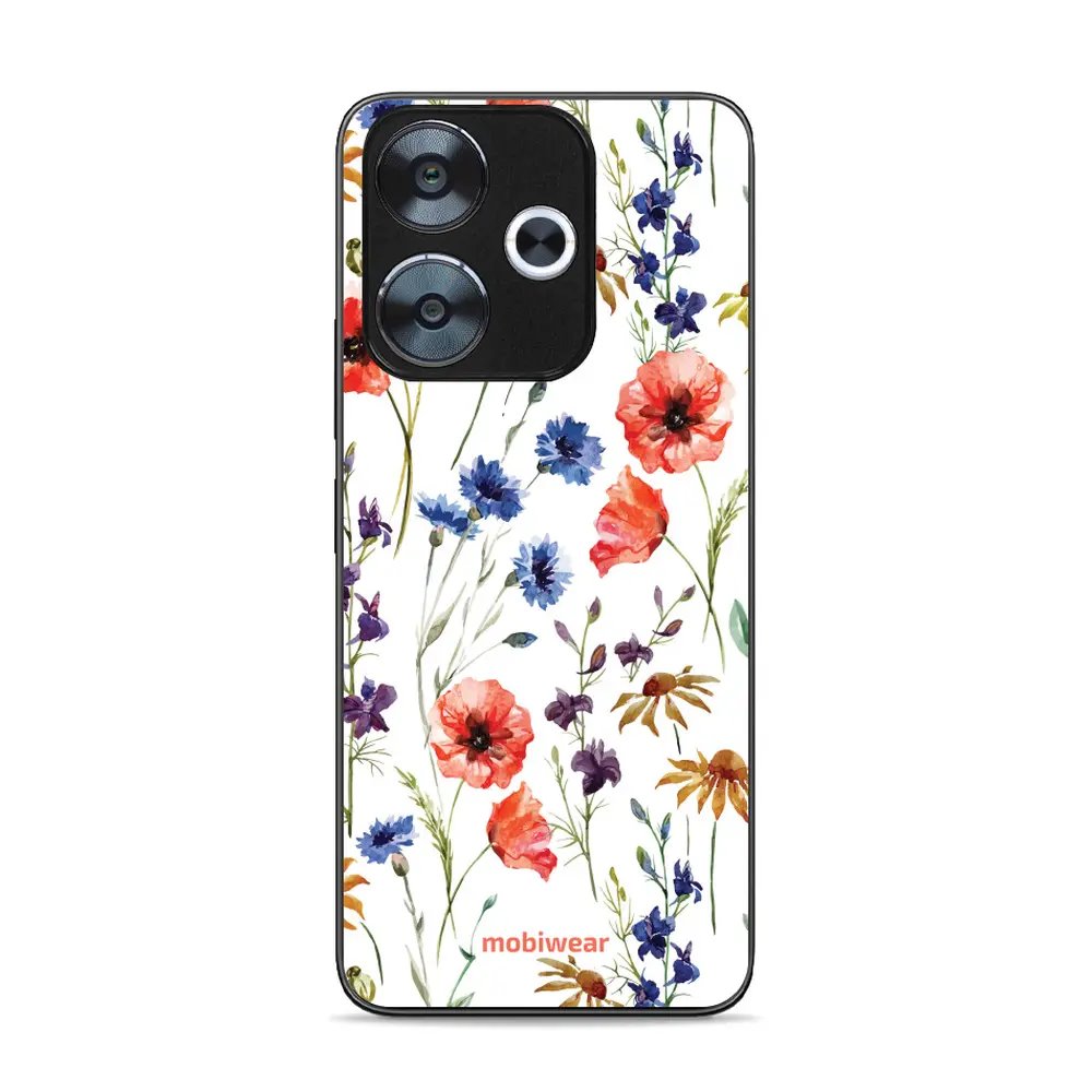 Lesklý kryt Mobiwear Glossy - Xiaomi Redmi 13 - G032G - Luční kvítí