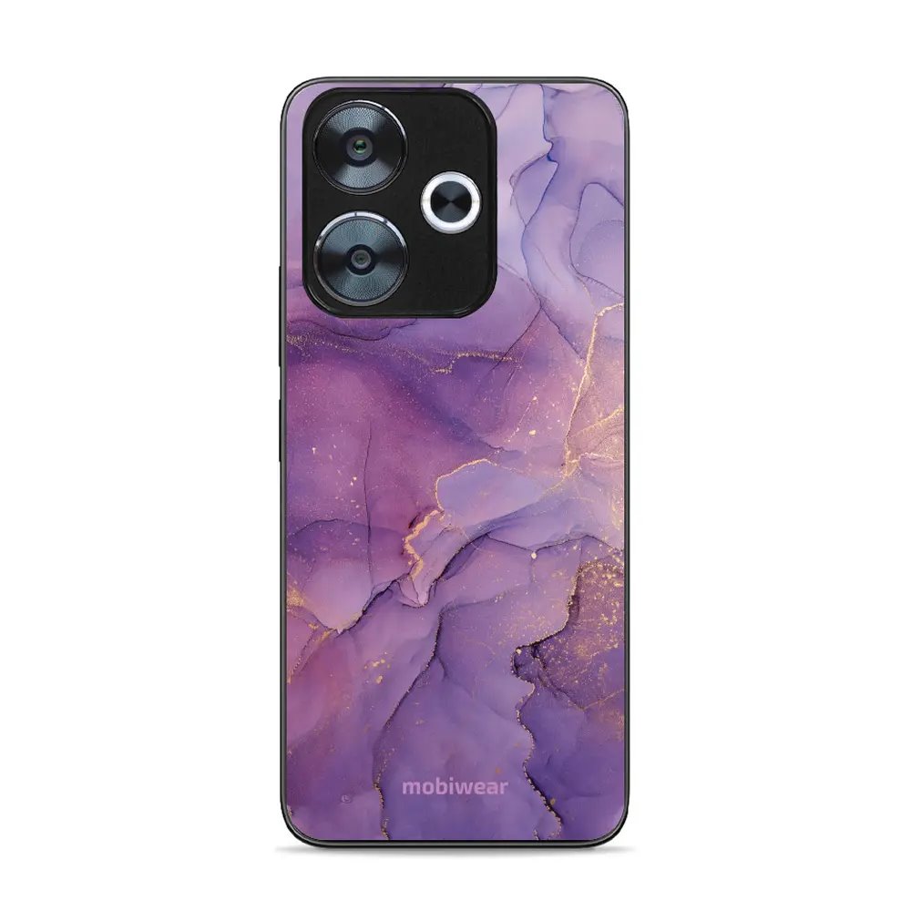 Lesklý kryt Mobiwear Glossy - Xiaomi Redmi 13 - G050G - Fialový mramor