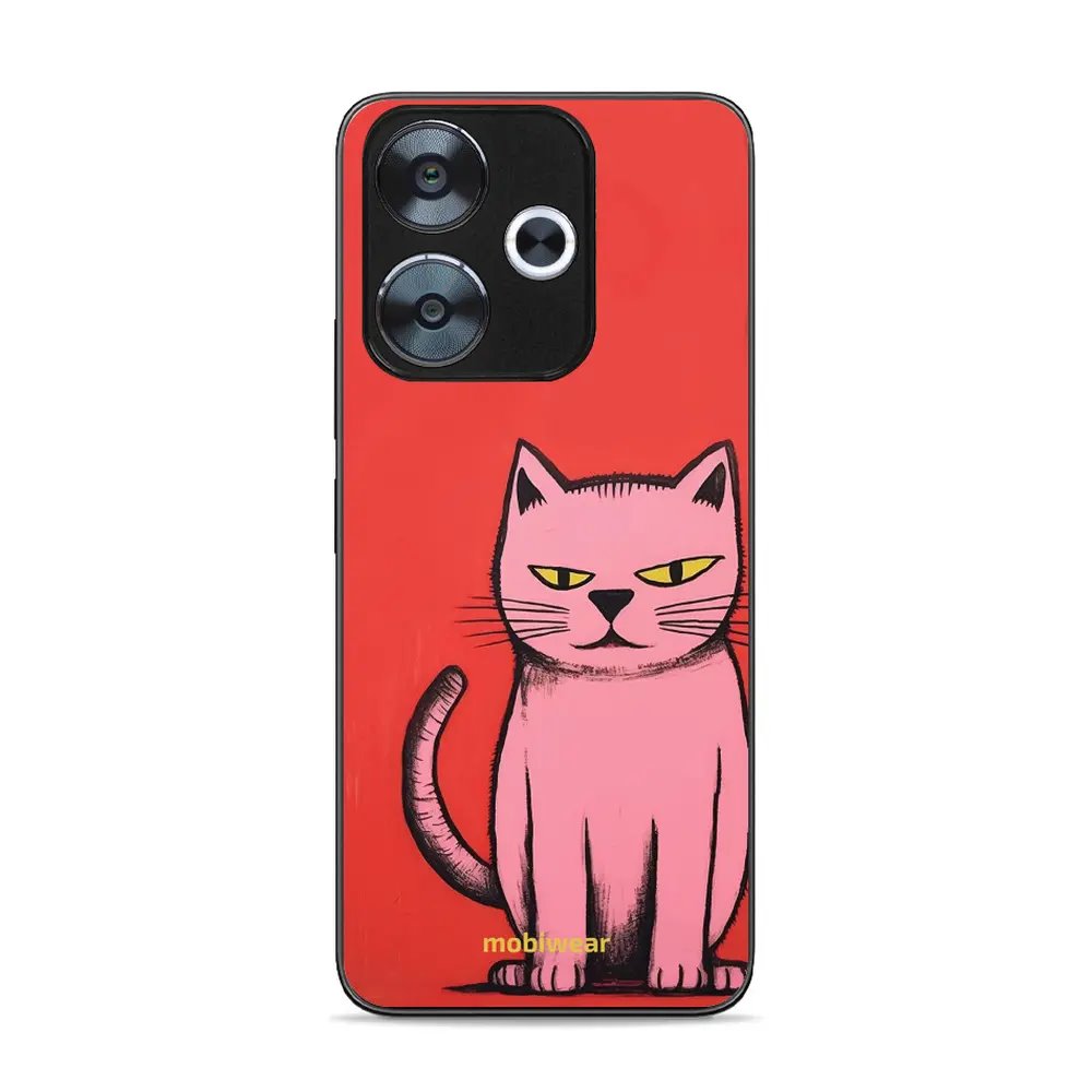 Lesklý kryt Mobiwear Glossy - Xiaomi Redmi 13 - G054G Kocourek