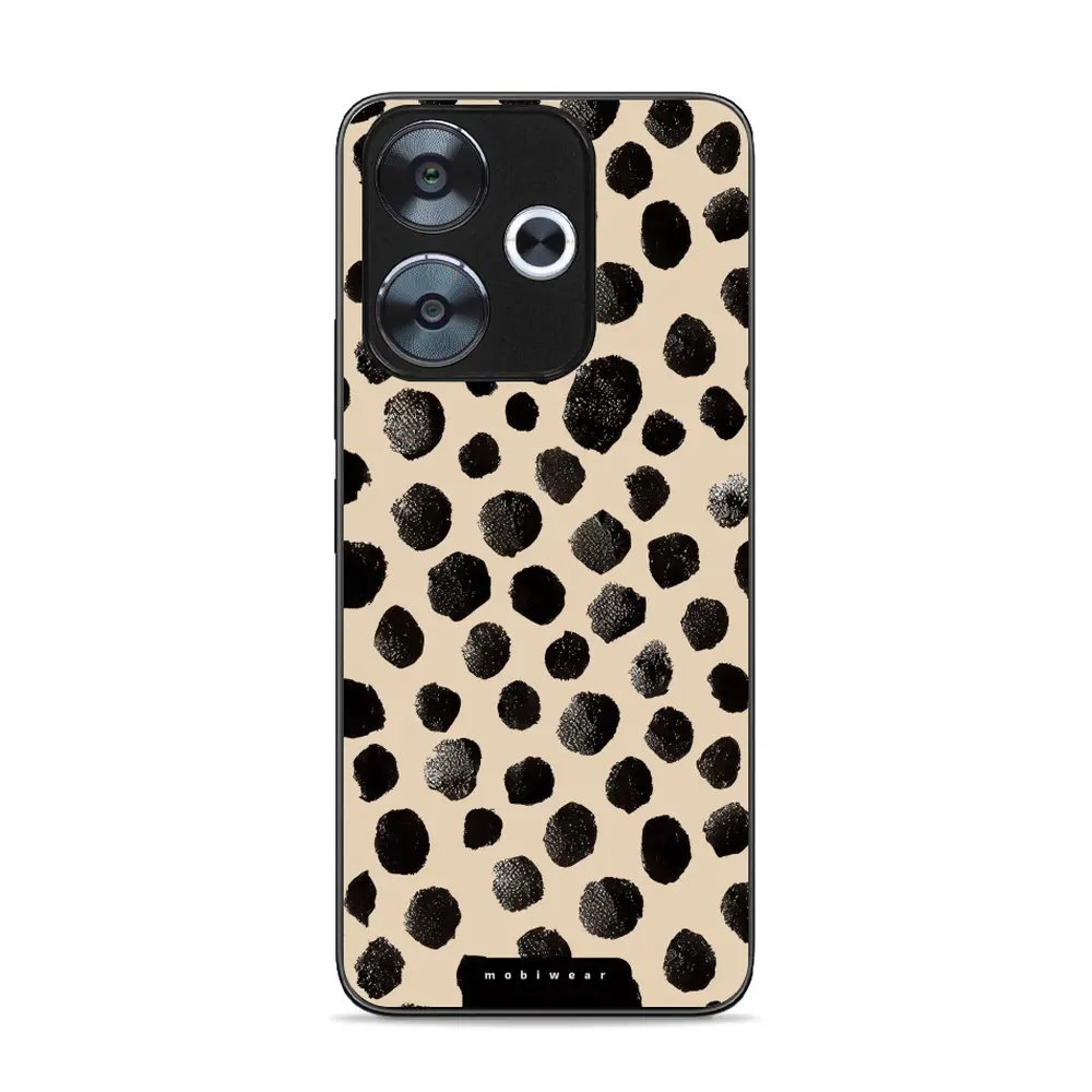 Lesklý kryt Mobiwear Glossy - Xiaomi Redmi 13 - GA50G Černé puntíky