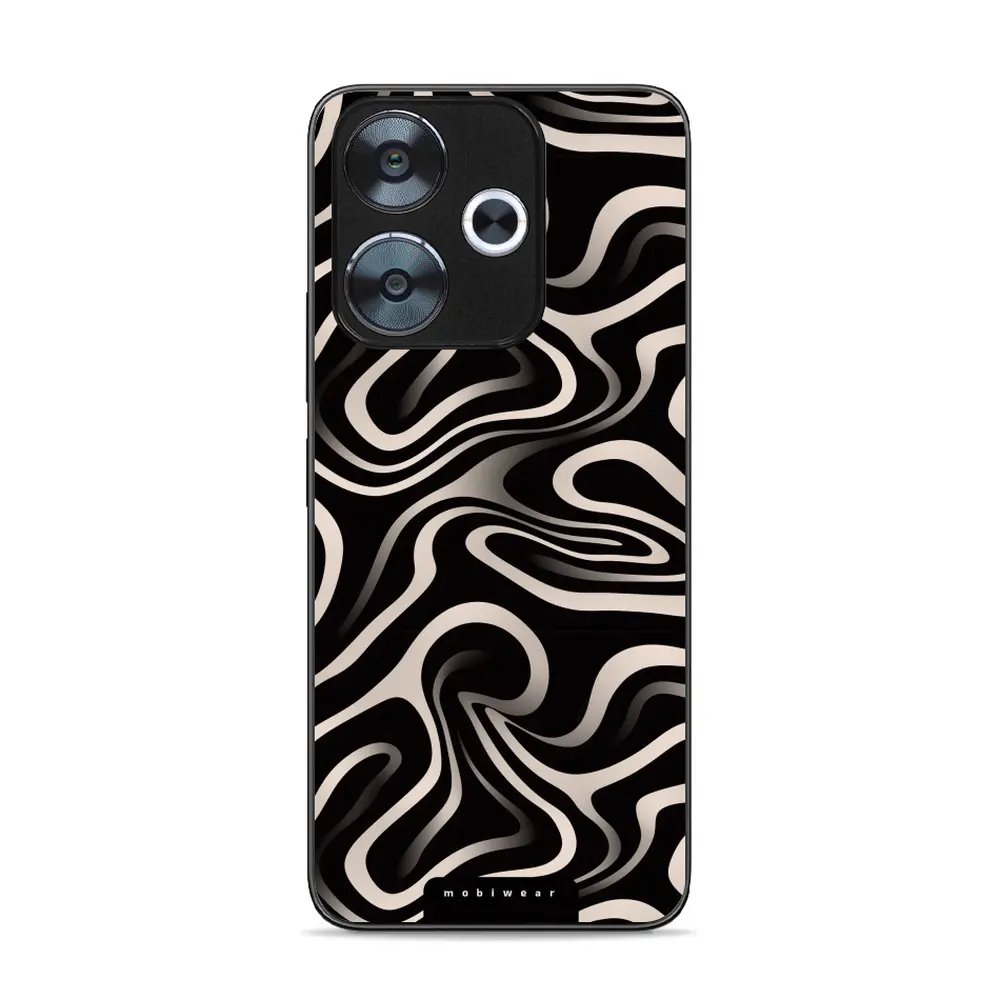 Lesklý kryt Mobiwear Glossy - Xiaomi Redmi 13 - GA63G Vlnky a linky