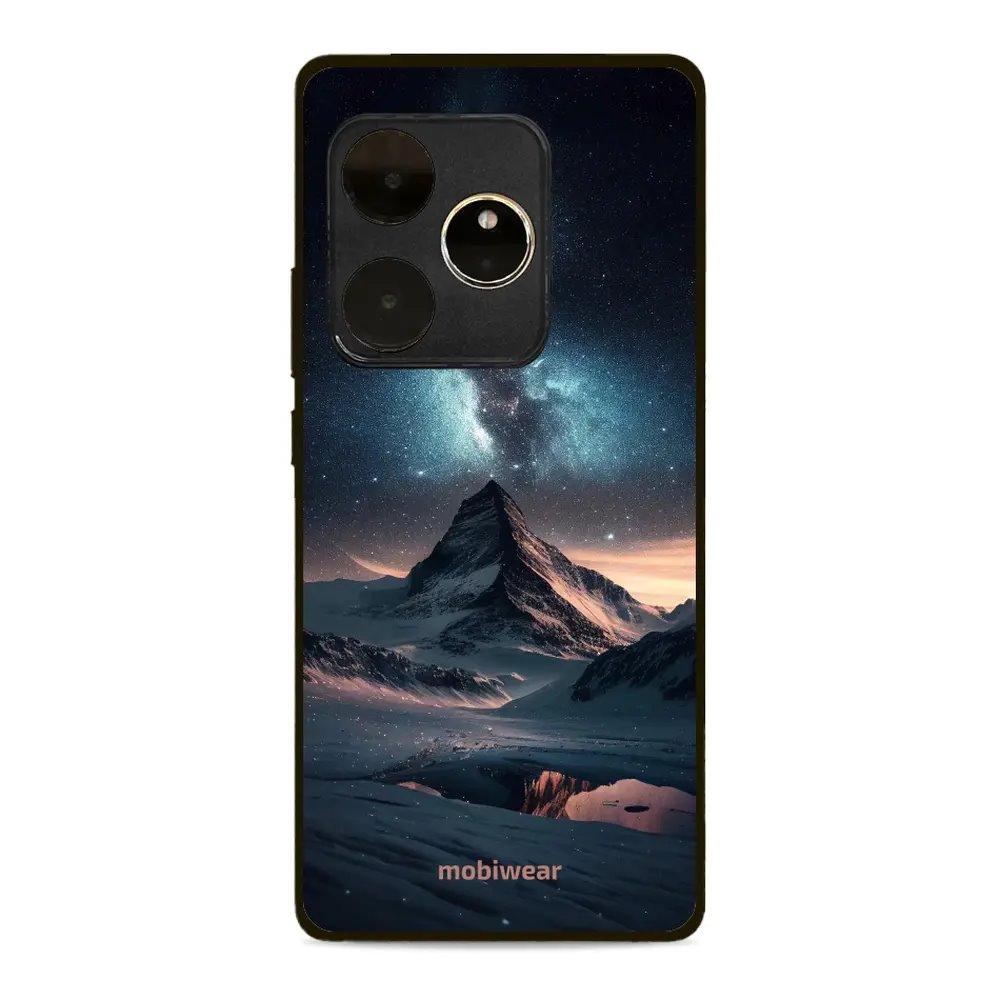 Lesklý kryt Mobiwear Glossy - Realme GT 6 5G - G006G Hora s hvězdnou oblohou