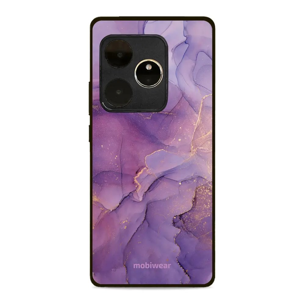 Lesklý kryt Mobiwear Glossy - Realme GT 6 5G - G050G - Fialový mramor