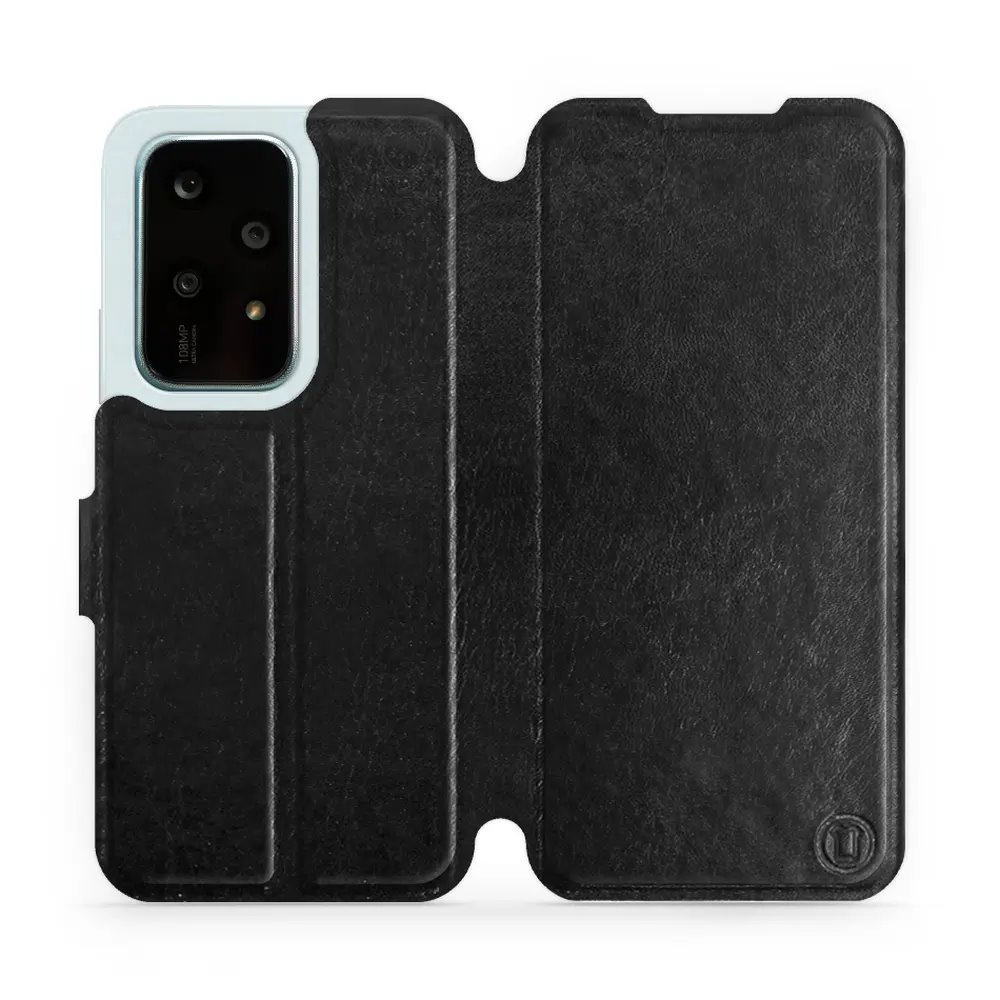 Flipové pouzdro Mobiwear - Honor 200 Lite - Černé a šedé