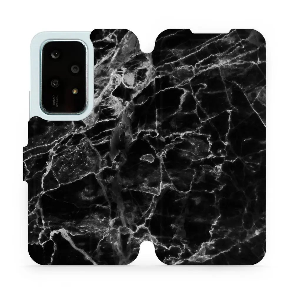 Flipové pouzdro Mobiwear - Honor 200 Lite - V056P Černý mramor