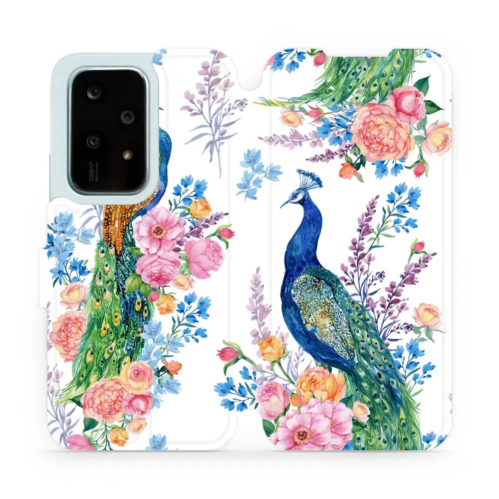 Flipové pouzdro Mobiwear - Honor 200 Lite - MX08S Pávi