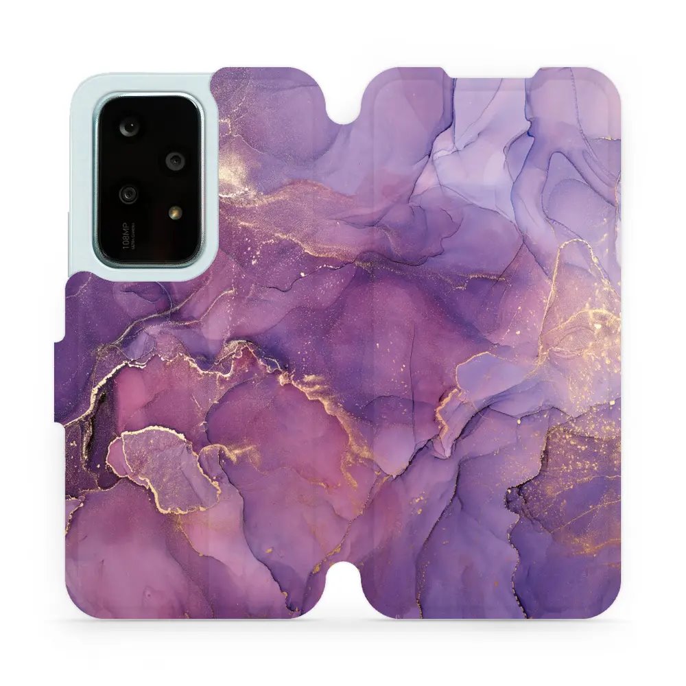 Flipové pouzdro Mobiwear - Honor 200 Lite - VP20S Fialový mramor