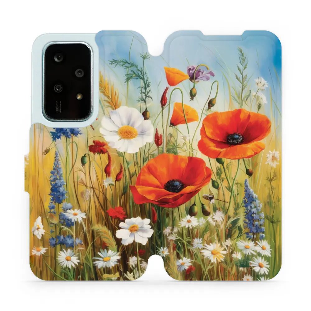 Flipové pouzdro Mobiwear - Honor 200 Lite - VP43S Letní louka