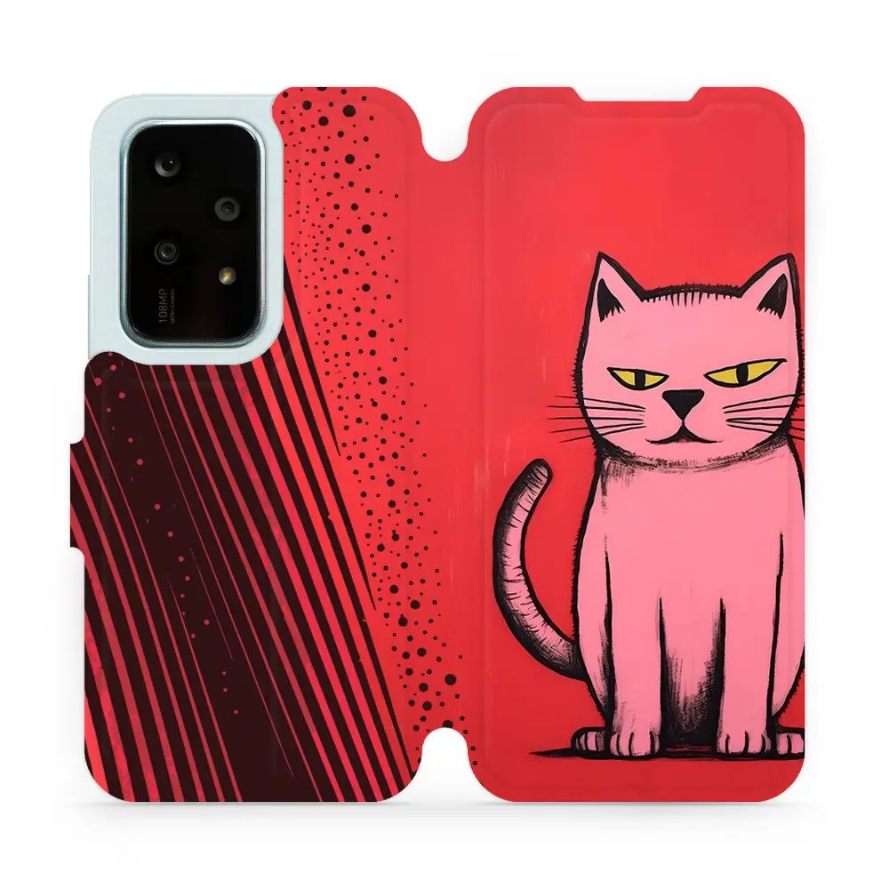 Knížkové flip pouzdro Mobiwear - Honor 200 Lite - VP54S Kocourek - VÝPRODEJ