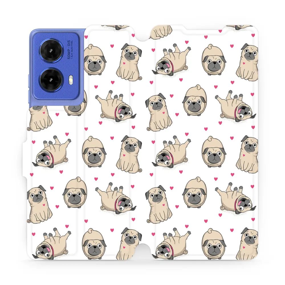 Flipové pouzdro Mobiwear - Motorola Moto G85 5G - M097P Mopsíci