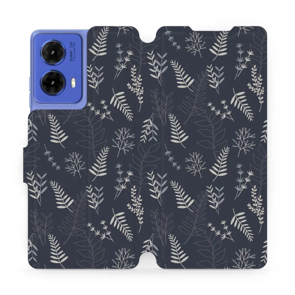 Flipové pouzdro Mobiwear - Motorola Moto G85 5G - VP15S Kapradiny