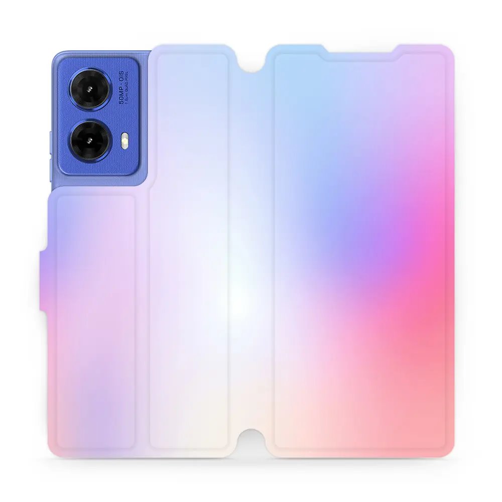 Flipové pouzdro Mobiwear - Motorola Moto G85 5G - VP65S Nachový odstín