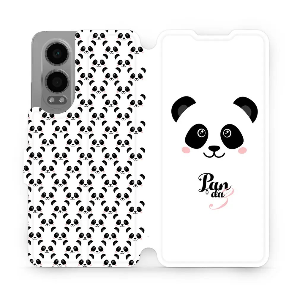 Flipové pouzdro Mobiwear - OnePlus Nord CE 4 Lite 5G - M030P Panda Amálka
