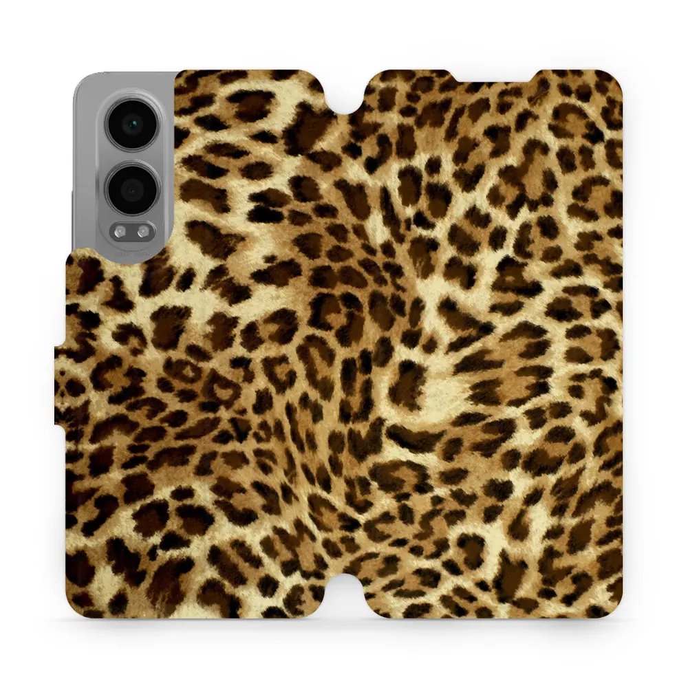 Flipové pouzdro Mobiwear - OnePlus Nord CE 4 Lite 5G - VA33P Leopardí vzor
