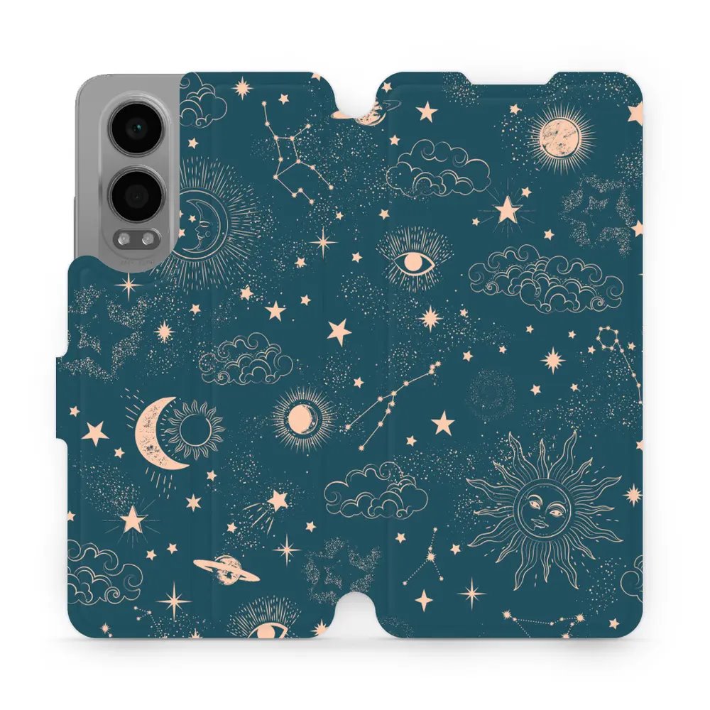 Flipové pouzdro Mobiwear - OnePlus Nord CE 4 Lite 5G - VP14S Magický vesmír