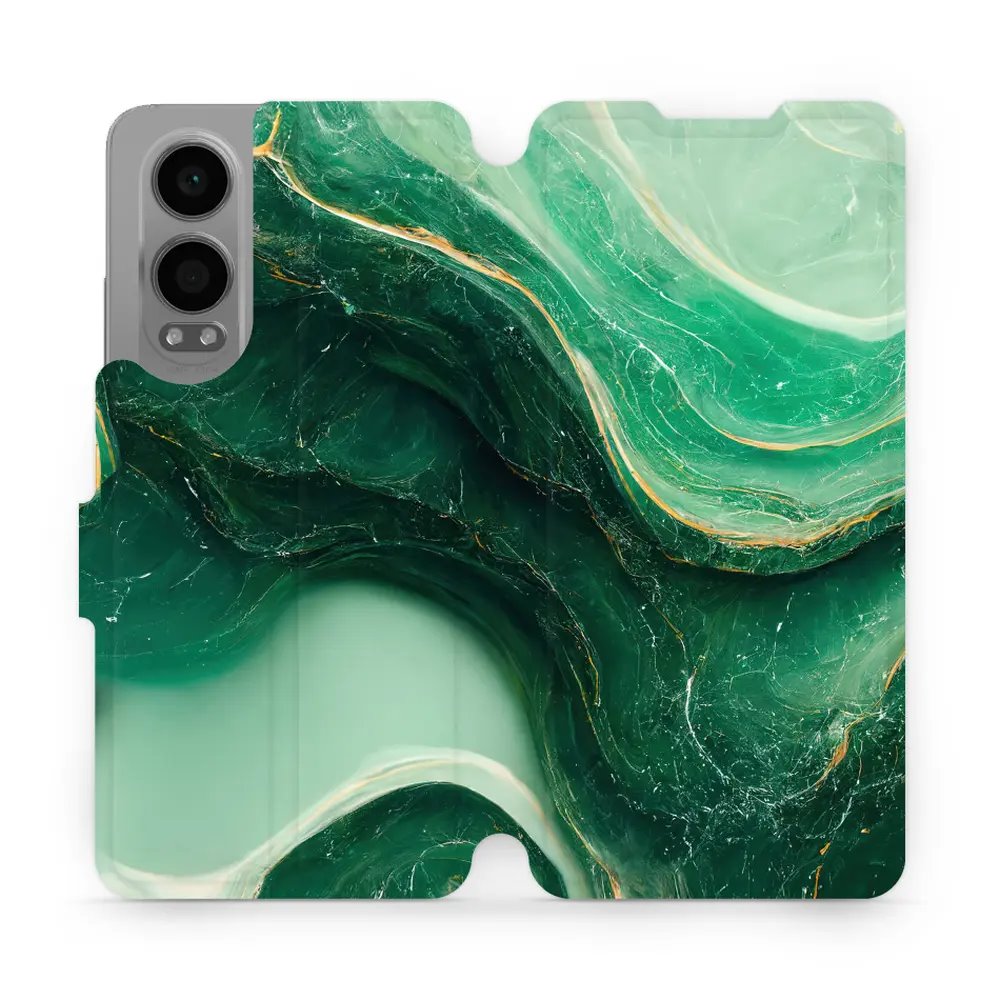 Flipové pouzdro Mobiwear - OnePlus Nord CE 4 Lite 5G - VP38S Zelený mramor