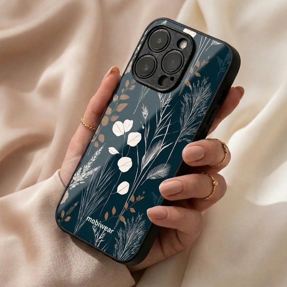 Lesklý kryt na mobil Apple iPhone 14 - Mobiwear Glossy GB27G, trávy na sytě tyrkysové