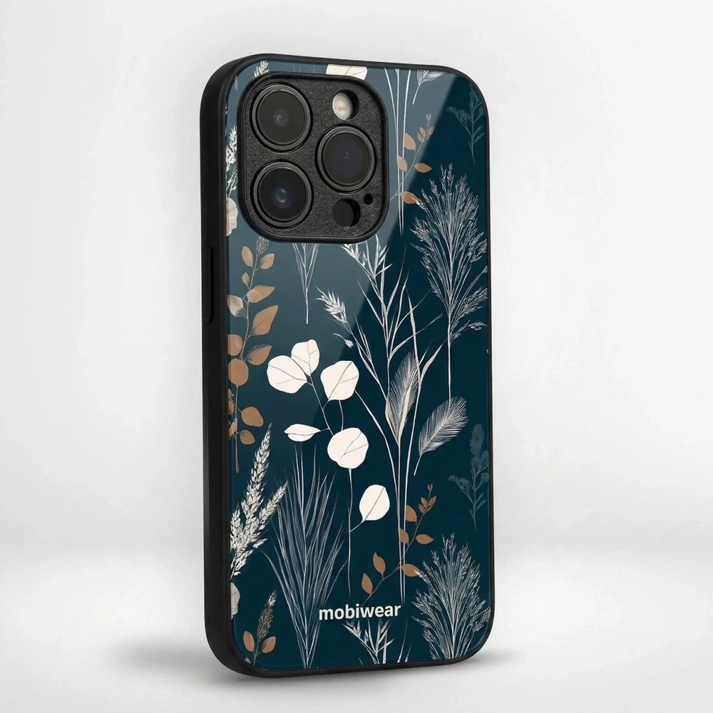 Lesklý kryt na mobil Apple iPhone 14 - Mobiwear Glossy GB27G, trávy na sytě tyrkysové