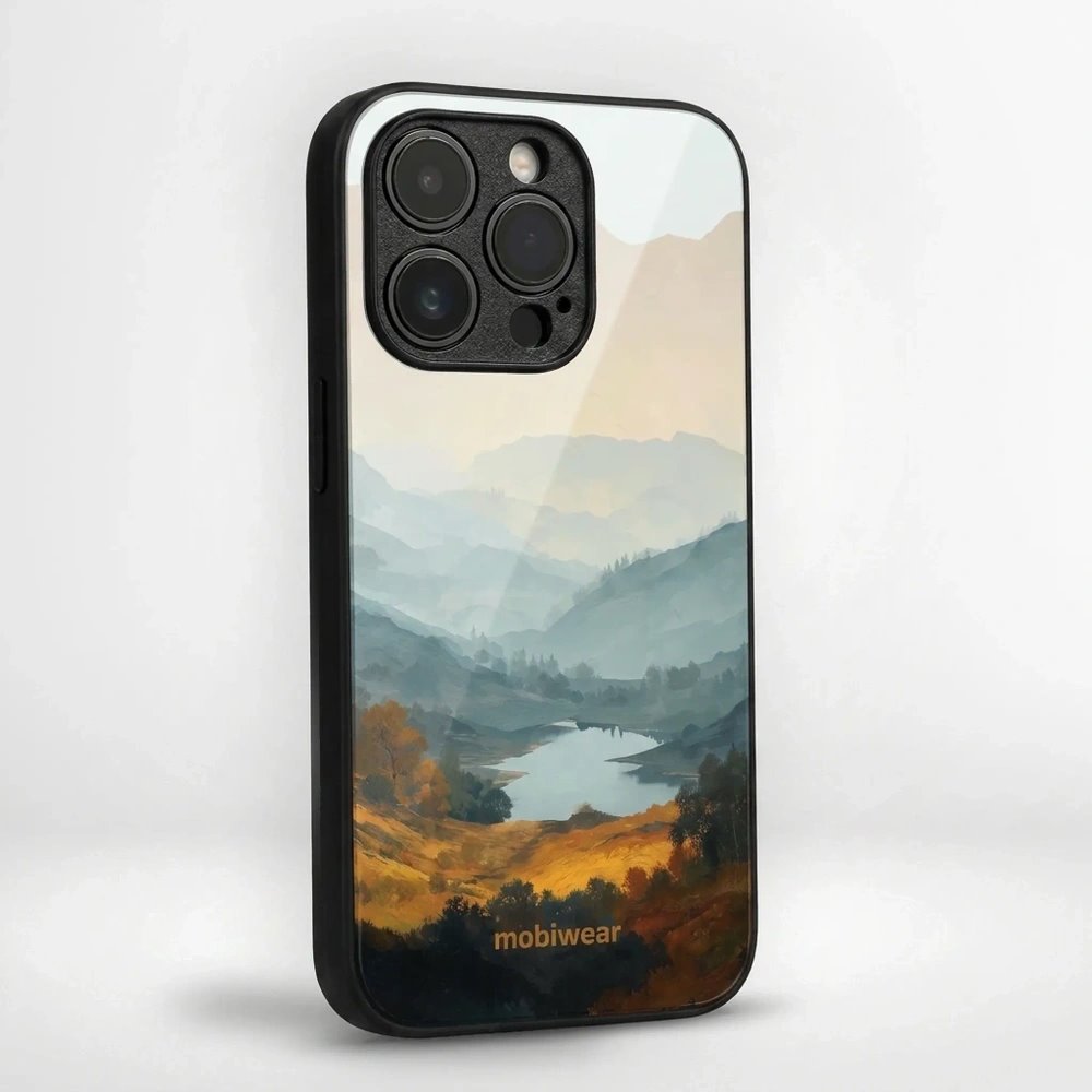 Lesklý kryt na mobil Samsung Galaxy S10e - Mobiwear Glossy GB36G, jezero v údolí