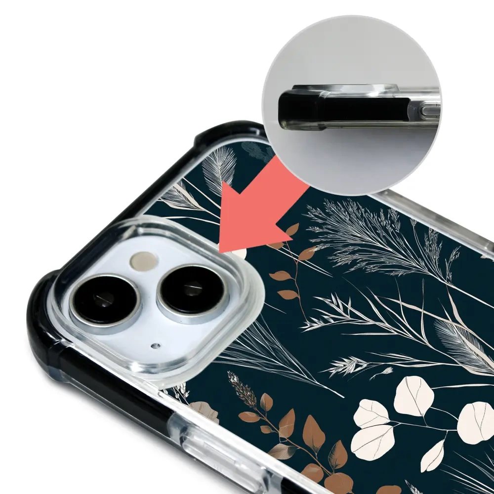 Odolný obal Mobiwear MagSafe Elite Bumper - Apple iPhone 15 Pro Max - DB27D Trávy na sytě tyrkysové