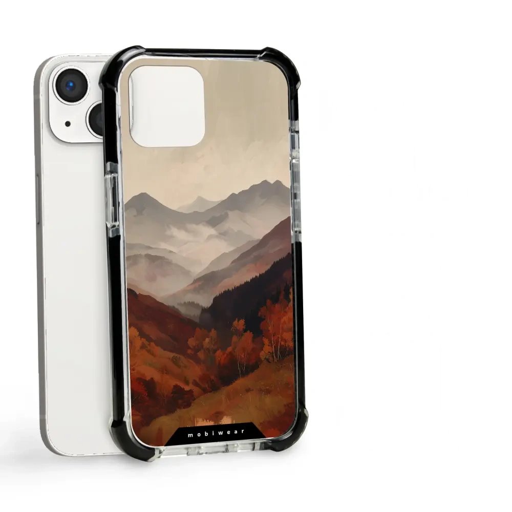 Odolný obal Mobiwear MagSafe Elite Bumper - Apple iPhone 15 Pro Max - DB35D Mlhavé údolí v horách