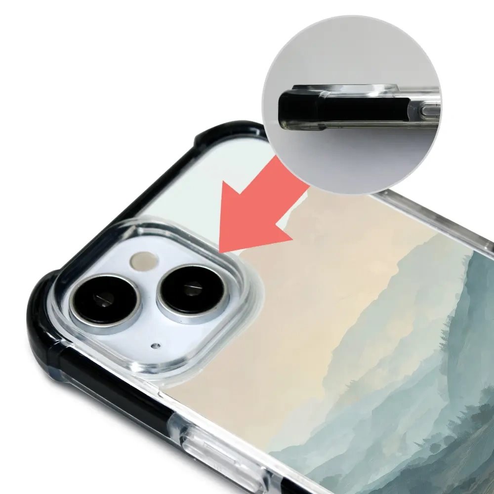 Odolný obal Mobiwear MagSafe Elite Bumper - Apple iPhone 17 Air - DB36D Jezero v údolí