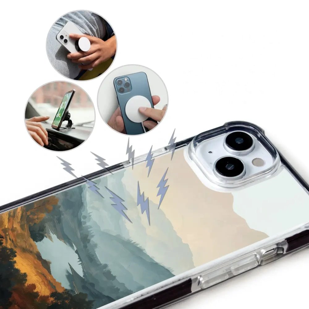 Odolný obal Mobiwear MagSafe Elite Bumper - Apple iPhone 17 Air - DB36D Jezero v údolí