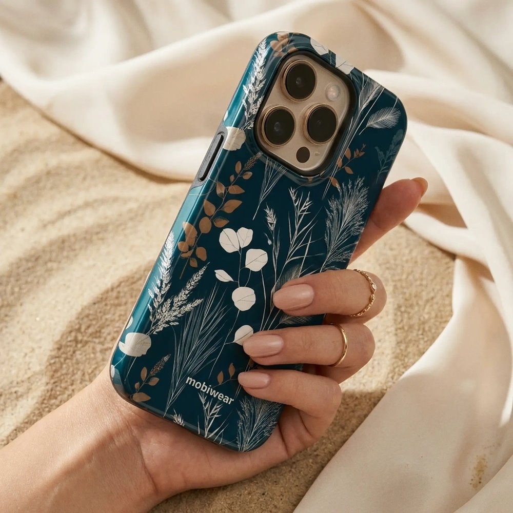 Odolný kryt na mobil Samsung Galaxy S20 Plus - Mobiwear Elite Pro EB27E, trávy na sytě tyrkysové