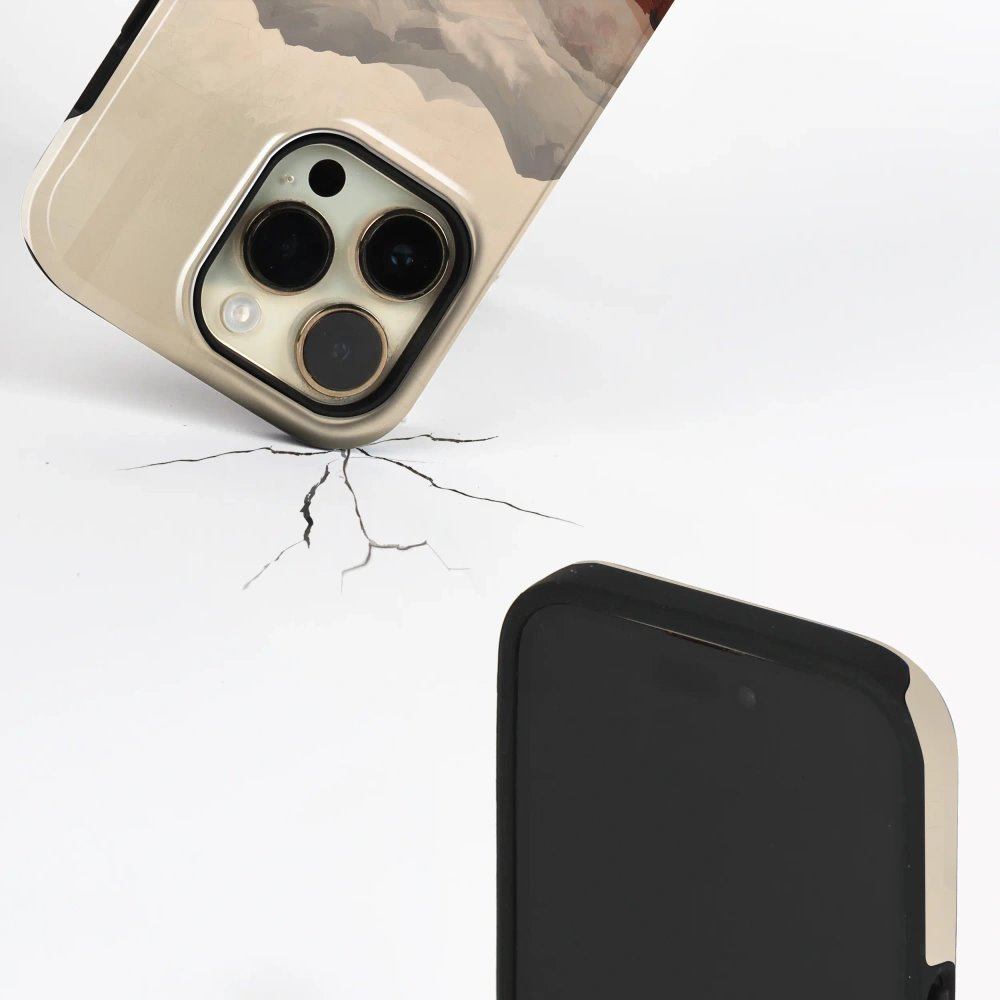 Odolný kryt na mobil Apple iPhone 14 Pro - Mobiwear Elite Pro EB35E, mlhavé údolí v horách