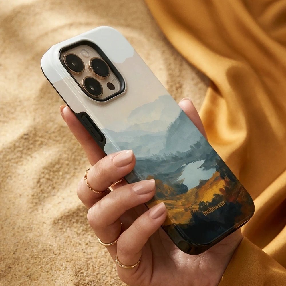 Odolný kryt na mobil Apple iPhone 14 Pro - Mobiwear Elite Pro EB36E, jezero v údolí