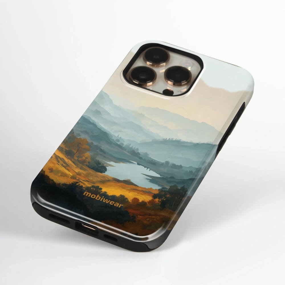 Odolný kryt na mobil Apple iPhone 14 Pro - Mobiwear Elite Pro EB36E, jezero v údolí