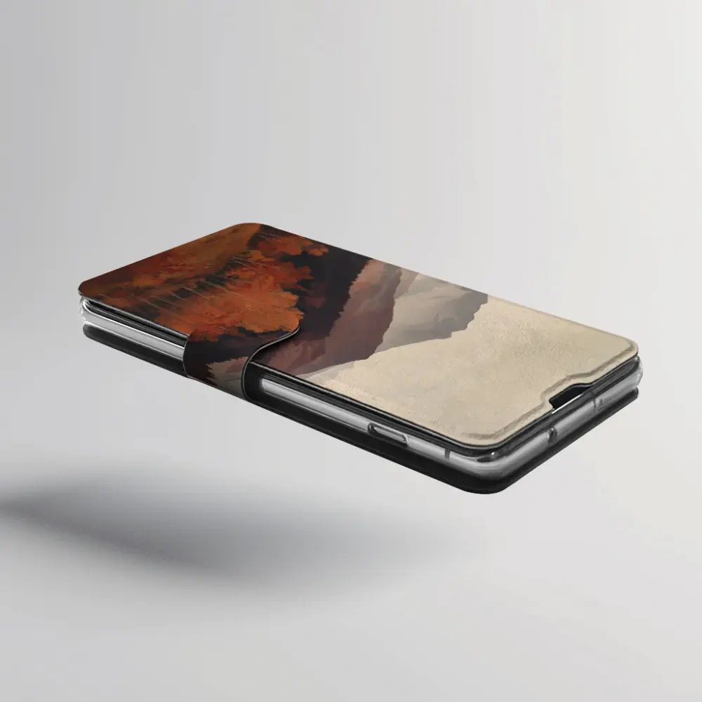 Flip pouzdro na mobil Samsung Galaxy S20 Plus - Mobiwear VB35S, mlhavé údolí v horách