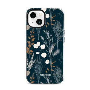 Odolný kryt na mobil Apple iPhone 13 - Mobiwear Elite Pro EB27E, trávy na sytě tyrkysové