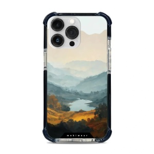 Odolný obal Mobiwear MagSafe Elite Bumper - Apple iPhone 13 Pro - DB36D Jezero v údolí
