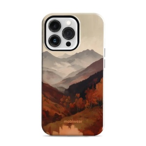 Odolný kryt na mobil Apple iPhone 13 Pro - Mobiwear Elite Pro EB35E, mlhavé údolí v horách