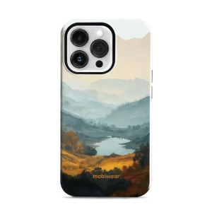 Odolný kryt na mobil Apple iPhone 13 Pro - Mobiwear Elite Pro EB36E, jezero v údolí