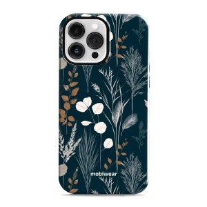 Odolný kryt na mobil Apple iPhone 13 Pro Max - Mobiwear Elite Pro EB27E, trávy na sytě tyrkysové