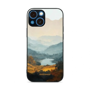 Lesklý kryt na mobil Apple iPhone 13 mini - Mobiwear Glossy GB36G, jezero v údolí