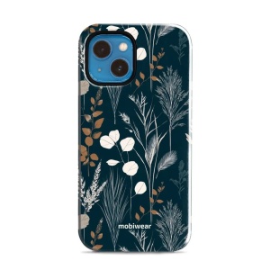 Odolný kryt na mobil Apple iPhone 13 mini - Mobiwear Elite Pro EB27E, trávy na sytě tyrkysové