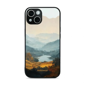 Lesklý kryt na mobil Apple iPhone 14 - Mobiwear Glossy GB36G, jezero v údolí