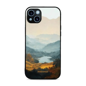 Lesklý kryt na mobil Apple iPhone 14 Plus - Mobiwear Glossy GB36G, jezero v údolí