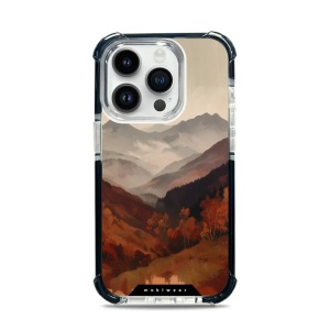 Odolný obal Mobiwear MagSafe Elite Bumper - Apple iPhone 14 Pro - DB35D Mlhavé údolí v horách