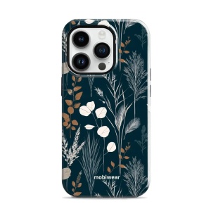 Odolný kryt na mobil Apple iPhone 14 Pro - Mobiwear Elite Pro EB27E, trávy na sytě tyrkysové