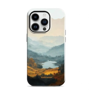 Odolný kryt na mobil Apple iPhone 14 Pro - Mobiwear Elite Pro EB36E, jezero v údolí