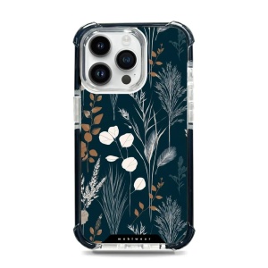 Odolný obal Mobiwear MagSafe Elite Bumper - Apple iPhone 14 Pro Max - DB27D Trávy na sytě tyrkysové